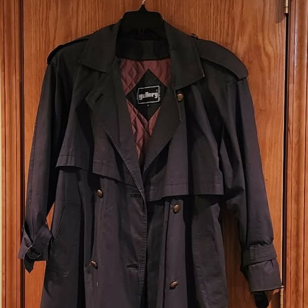 Vintage gallery Trench Coat Size 10